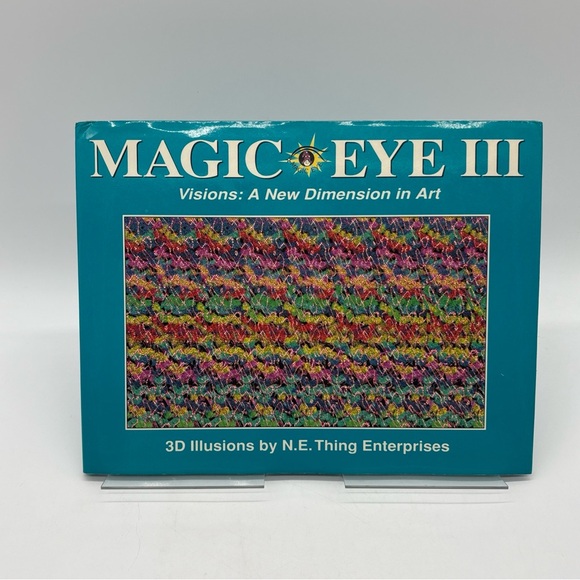 Lot of 6 Magic Eye Hardcover Softcover Books - 1-3, Gallery, Nostradamus Tricks - Picture 9 of 9